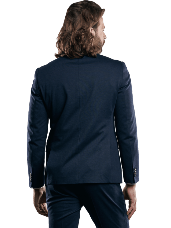 emilio adani Herren voll elastisches Business-Sakko in Saphirblau emilio adani Herren voll elastisches Business-Sakko in Saphirblau