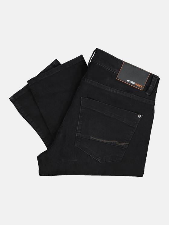 emilio adani Herren Jeans 5-Pocket Superstretch in Schwarz emilio adani Herren Jeans 5-Pocket Superstretch in Schwarz