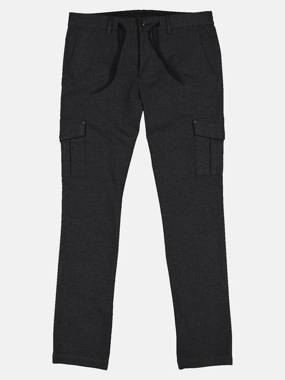 emilio adani Herren Cargohose regular in Anthrazit emilio adani Herren Cargohose regular in Anthrazit