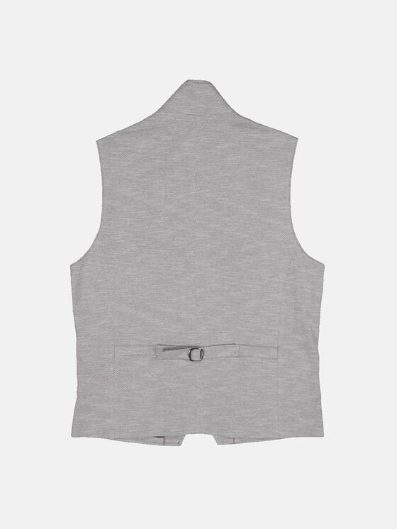 emilio adani Herren Sakkoweste in Braunbeige emilio adani Herren Sakkoweste in Braunbeige