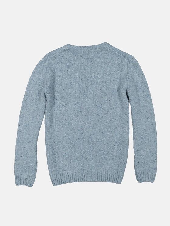 emilio adani Herren Rundhals Pullover in Hellblau emilio adani Herren Rundhals Pullover in Hellblau