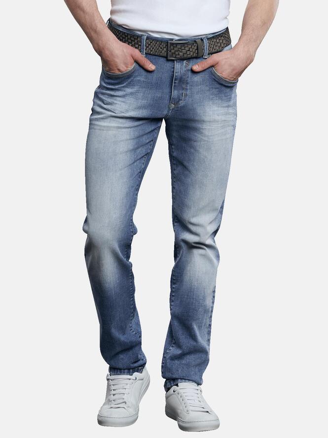 Herren Engbers Jeans 5-Pocket Superstretch In Himmelblau Kaufen 31608