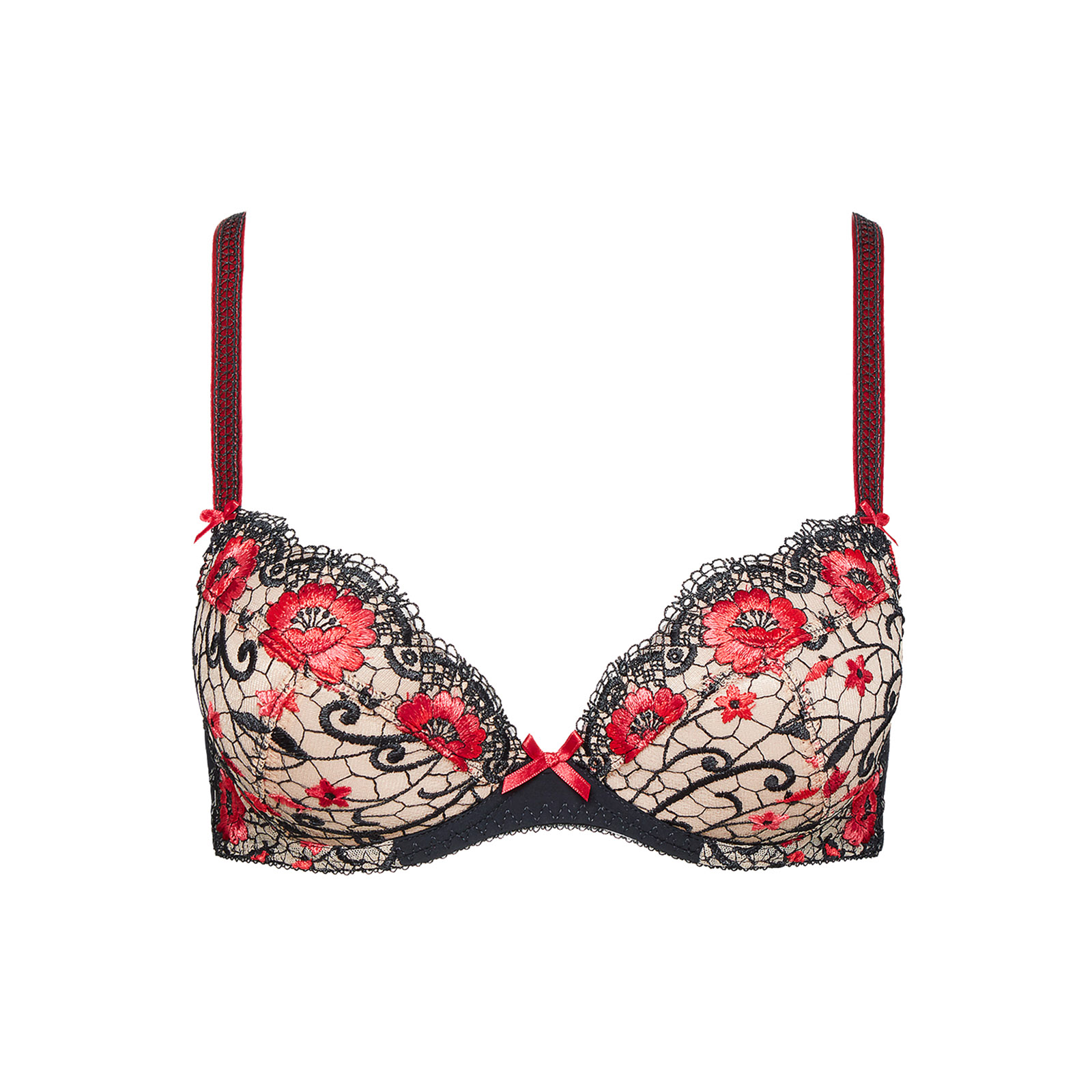 AUBADE Biancheria Intima Reggiseno Push Up FIEVRE ANDALOUSE Beldona