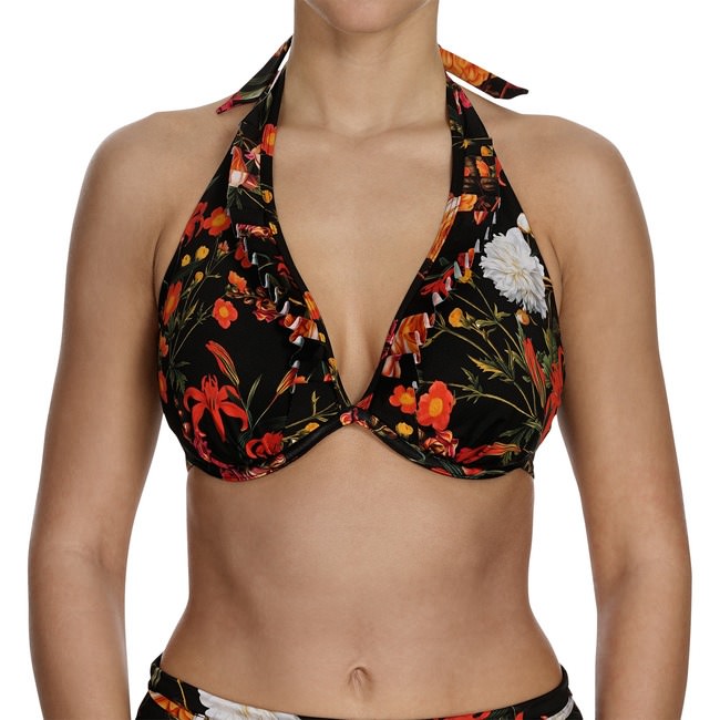 BELDONA BIKINIOBERTEIL «MALAGA» Schwarz gemustert