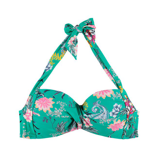 SEAFOLLY BIKINIOBERTEIL «WATER GARDEN» Grün gemustert
