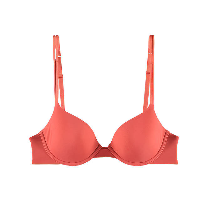 reggiseno color corallo