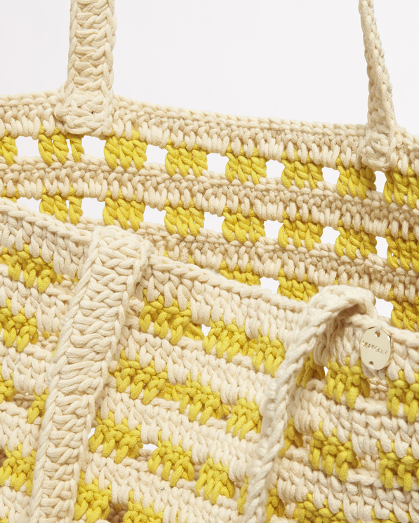 WOVEN CORD TOTE, , large