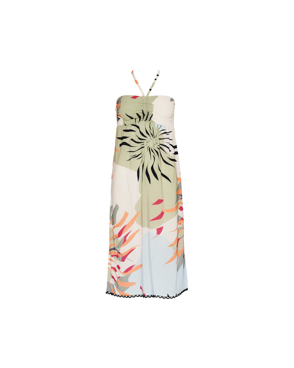 Robe motif madras new arrivals