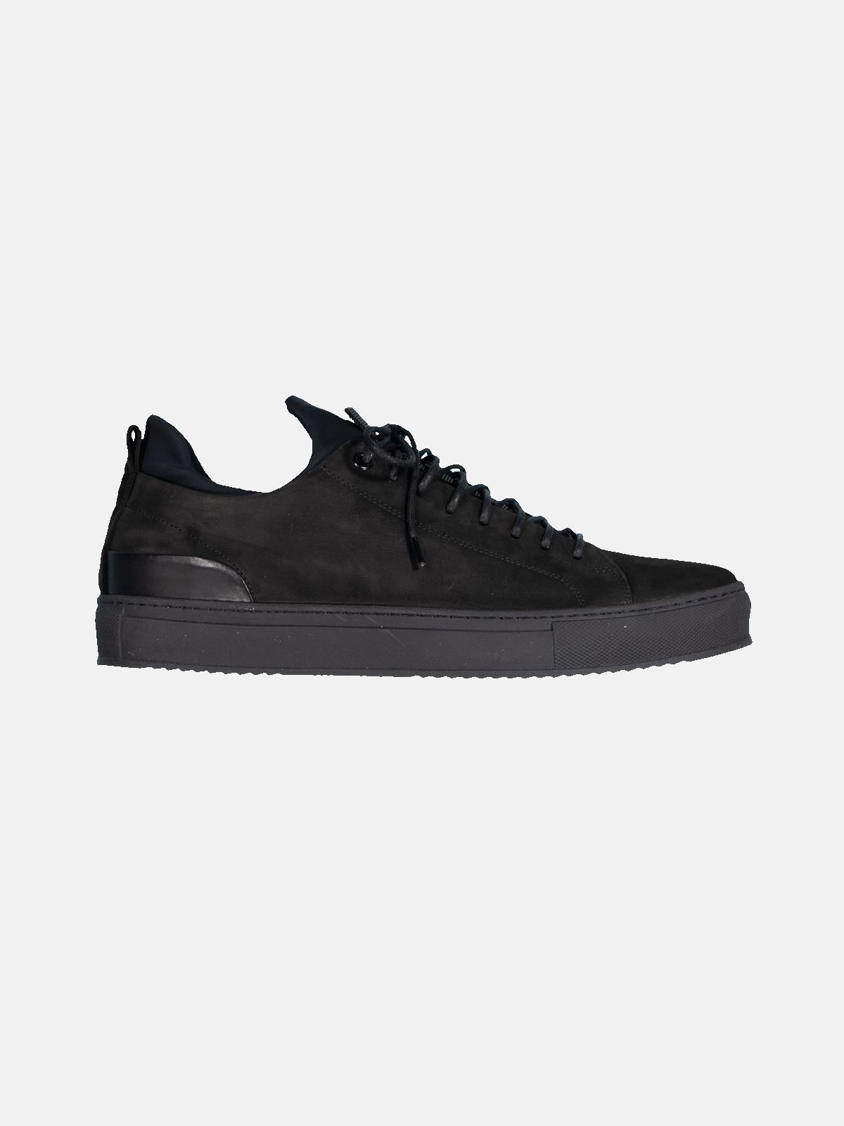 Herren Sneaker aus Nubuk-Leder in Schwarz kaufen 35455 | emilioadani