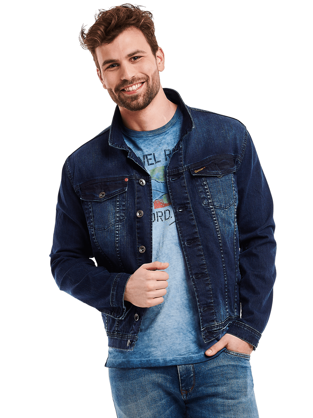 Herren engbers Jeansjacke in Saphirblau kaufen 27300 | engbers Herren engbers Jeansjacke in Saphirblau kaufen 29046 | engbers