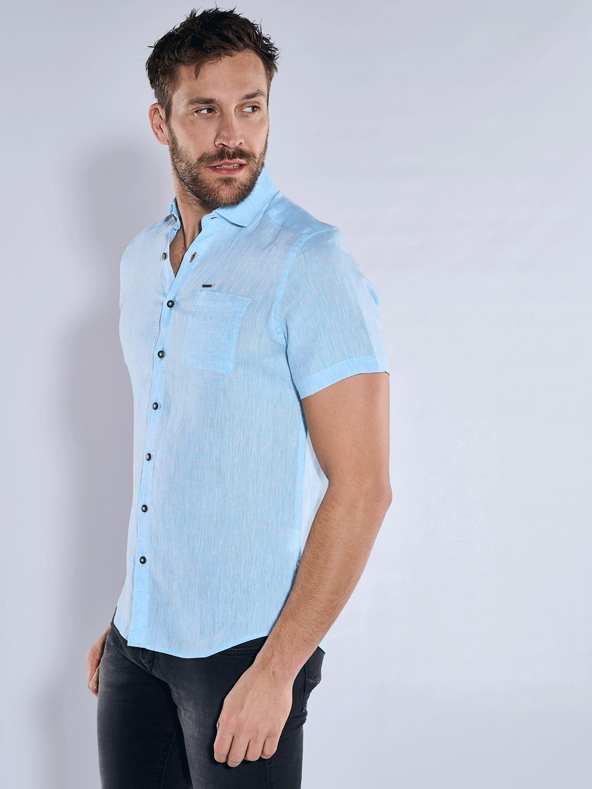 Hemd türkis kurzarm Clearance