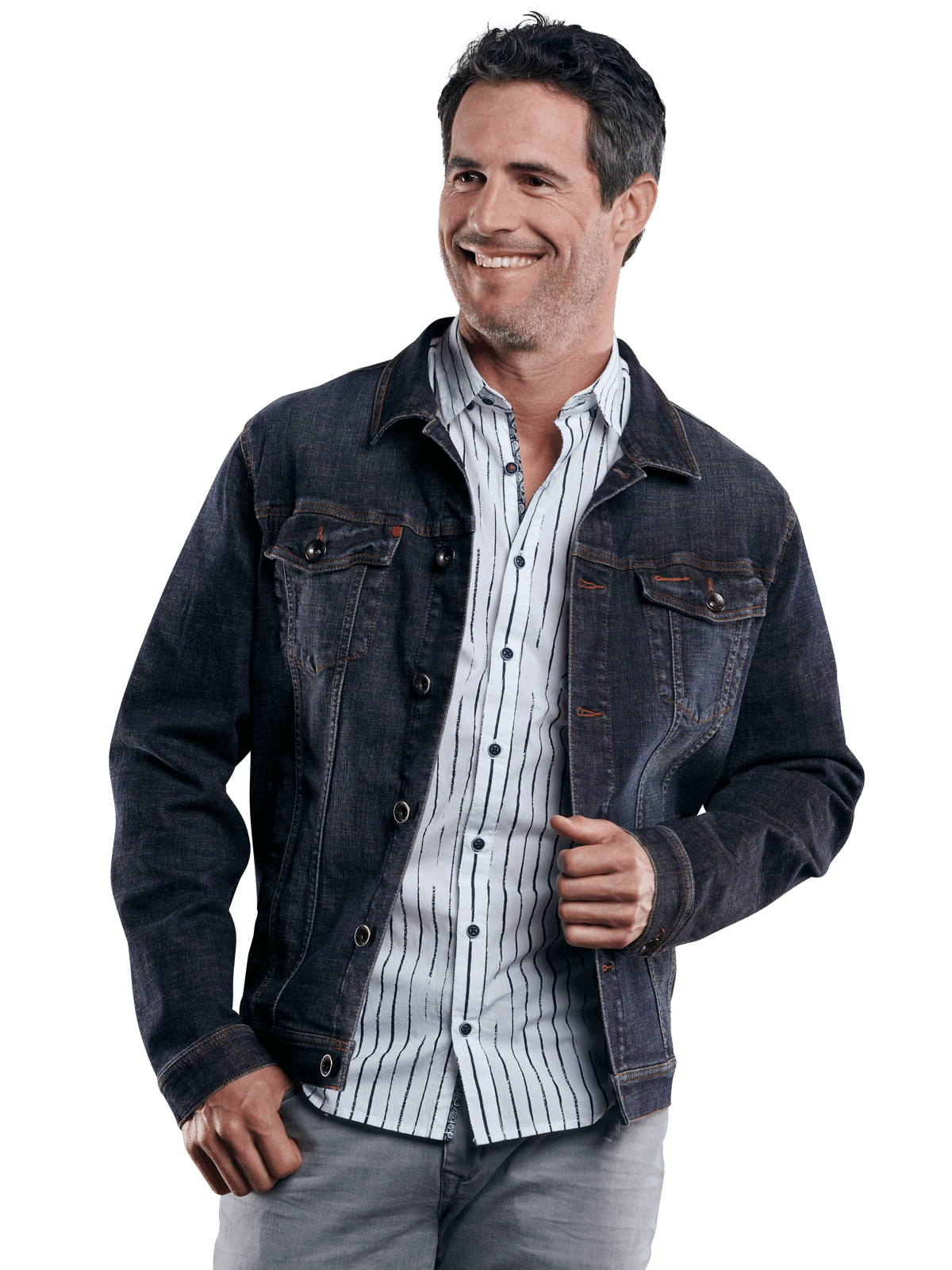 Herren engbers Jeansjacke in Saphirblau kaufen 29046 | engbers Herren engbers Jeansjacke in Saphirblau kaufen 29046 | engbers