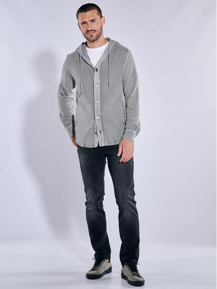 emilio adani Herren Sweatjacke regular Grau 37287