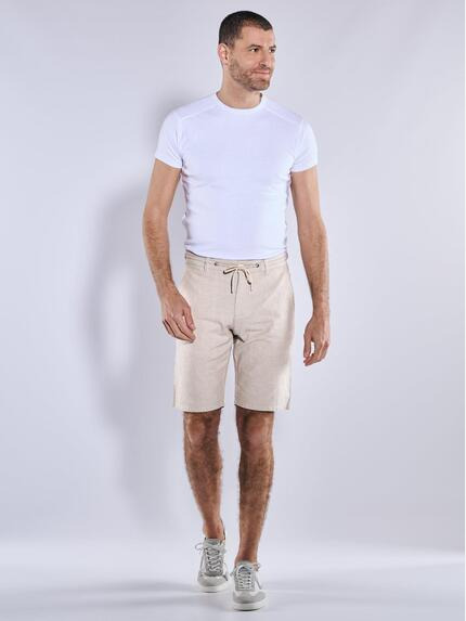 engbers Herren Chino-Bermuda regular Beige 37043