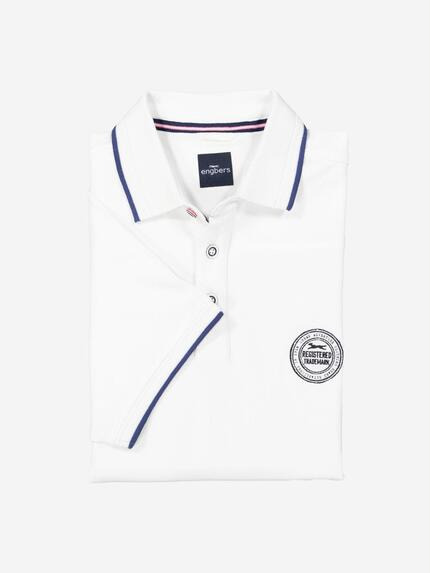 engbers Polo-Shirt regular Reinweiss