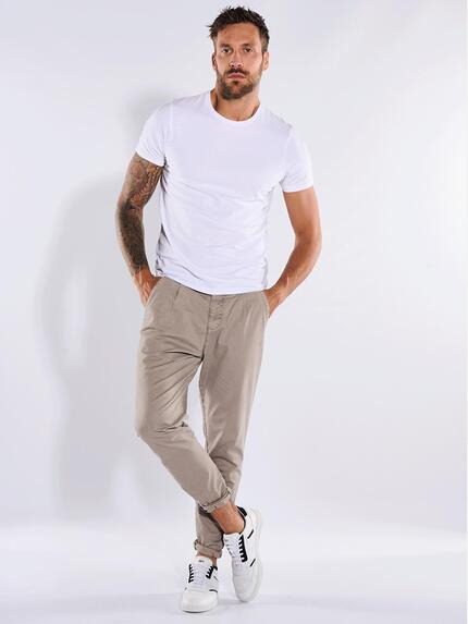 emilio adani Herren Chino slim fit Beige 36251