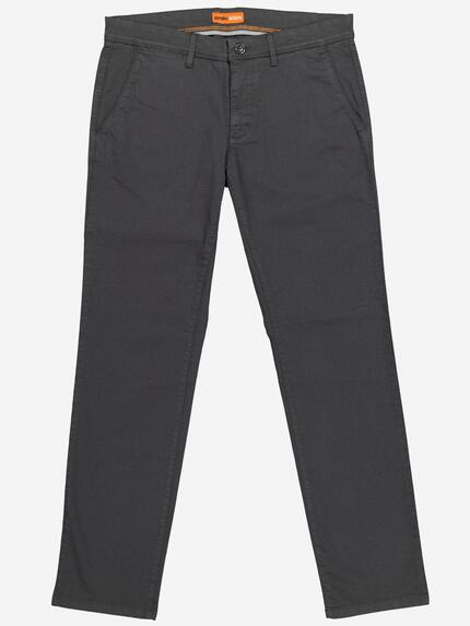 emilio adani Herren Chino regular Grau 37209