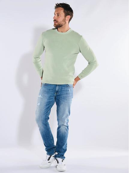 emilio adani Herren Pullover regular Grün 36272