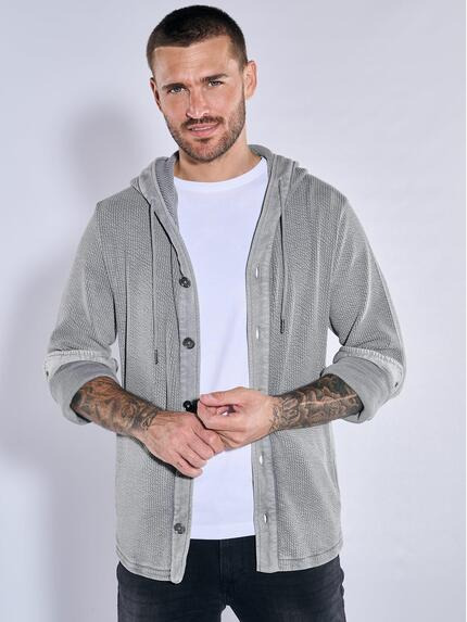 emilio adani Sweatjacke regular Grau