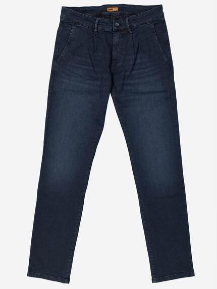 emilio adani Herren Chino slim fit Blau 37960