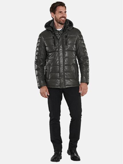 engbers Herren Lederjacke Grün 35443