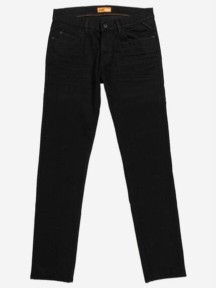 emilio adani Herren Super-Stretch-Jeans regular Schwarz 37211