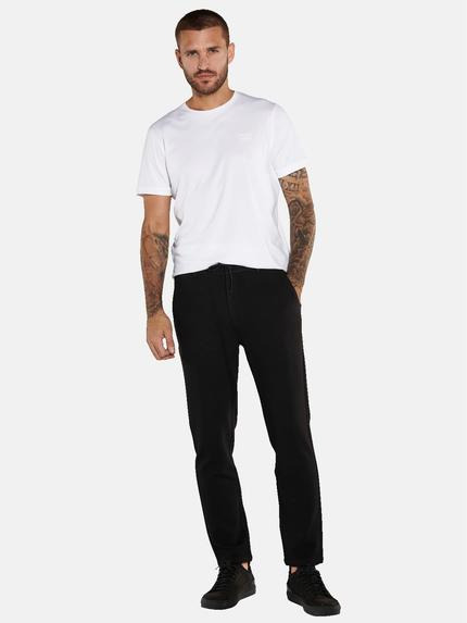 emilio adani Herren Chino slim fit Schwarz 36011