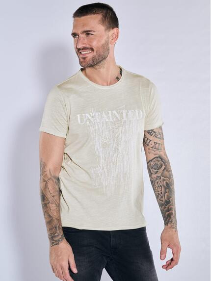 emilio adani T-Shirt slim fit Beige