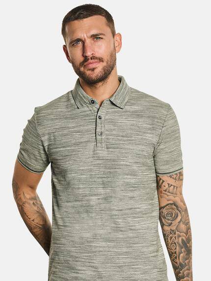 emilio adani Herren Poloshirt Grün 32708