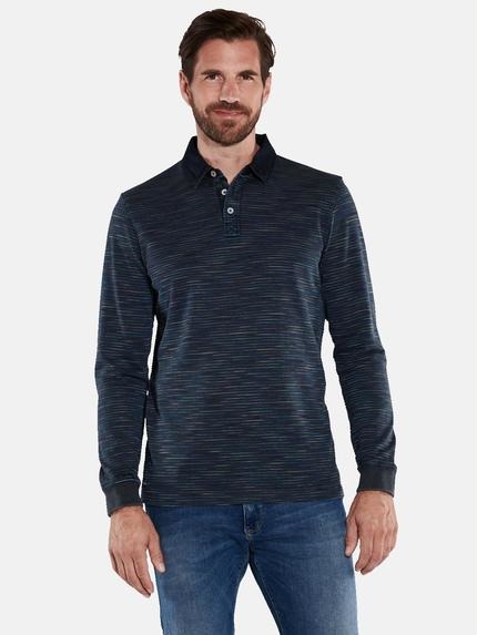 Herren engbers Langarm Shirt mit Polo Kragen in Schwarz kaufen 35637 engbers