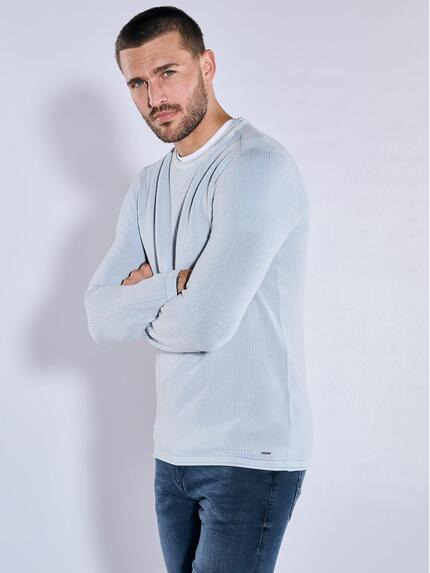 emilio adani Pullover uni Hellblau