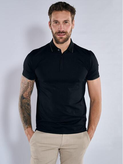 emilio adani Polo-Shirt regular Schwarz