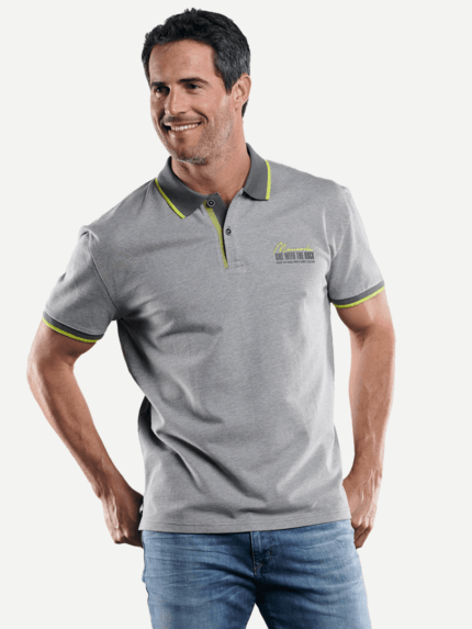 engbers Poloshirt mit Neondetails  29226