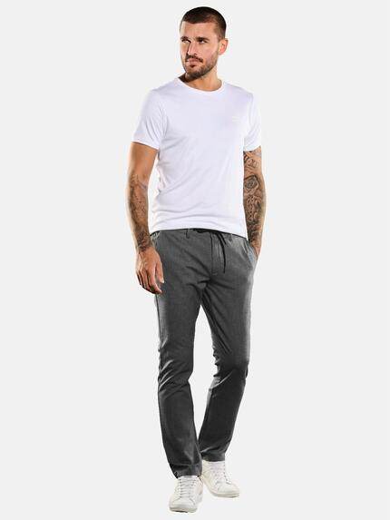 emilio adani Herren Chino slim fit Grau 35247