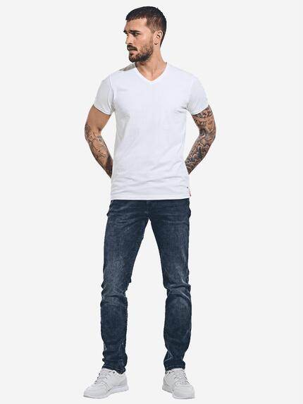 emilio adani Herren Basic-Shirt "My Favorite" Weiß 37386