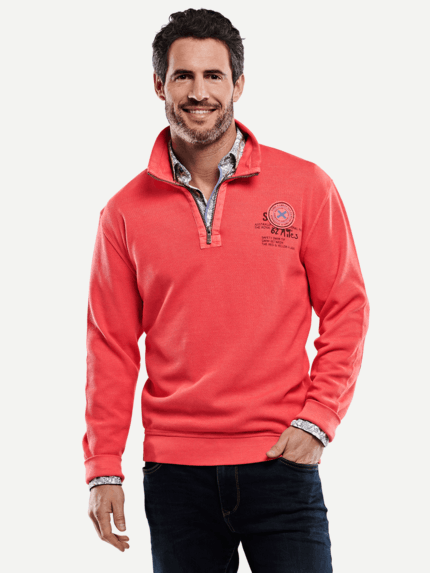engbers Herren Modernes Sweatshirt in Orange 27285