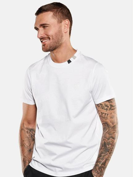 emilio adani Herren T-Shirt regular Weiß 35102