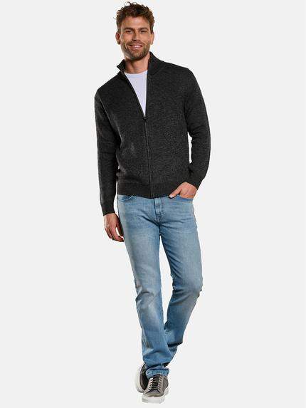 engbers Herren Strickjacke Grau 32936