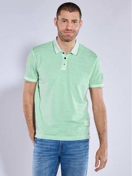 engbers Polo-Shirt strukturiert Mint