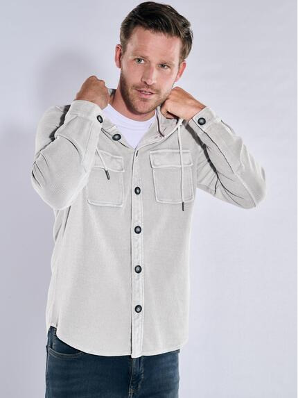 engbers Overshirt regular Silbergrau