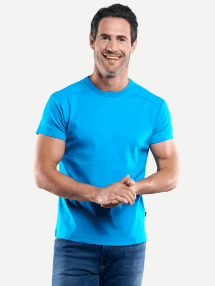 engbers Herren T-Shirt "My Favorite" in Türkis 29476