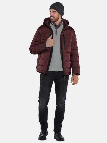 engbers Herren Jacke mit abnehmbarer Kapuze Rot 35518