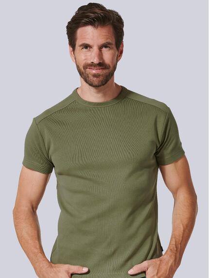 Engbers Herren Bio-Baumwolle Shirt - Basic T-Shirt In Grün