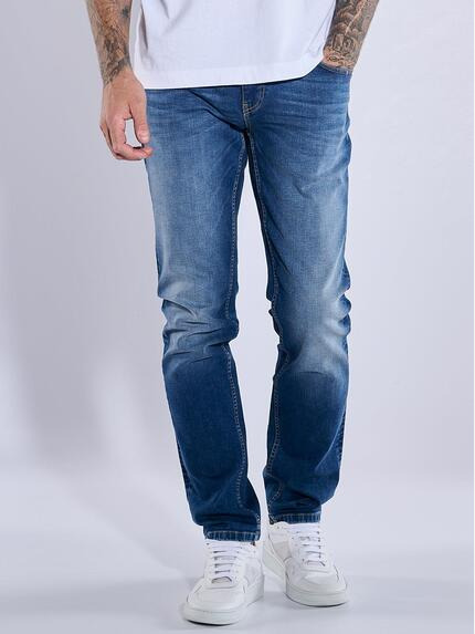 emilio adani Super-Stretch-Jeans regular Indigoblau