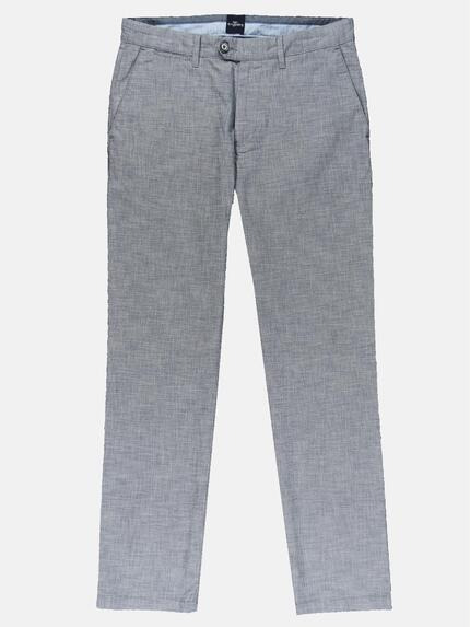 engbers Herren Struktur-Chino Grau 31087