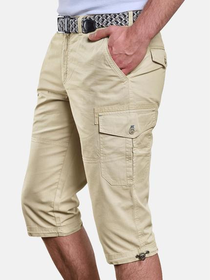 engbers Herren Capri-Hose mit seitlichen Taschen Beige 33240