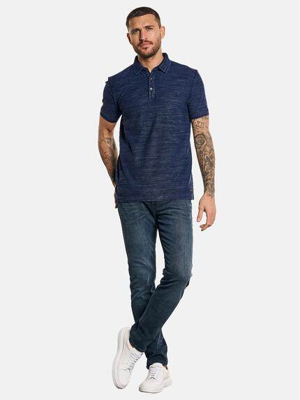 emilio adani Herren Poloshirt Blau 32709