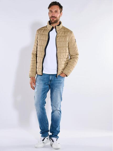 emilio adani Herren Steppjacke regular Gelb 36247