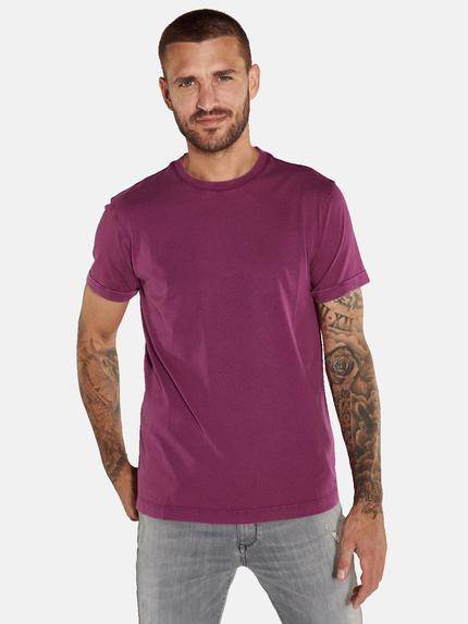 emilio adani T-Shirt uni Magenta