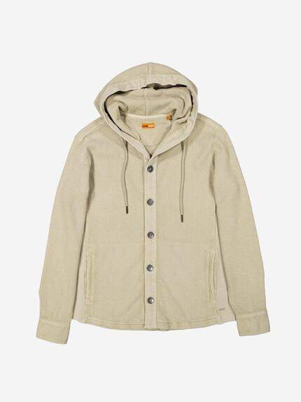 emilio adani Herren Sweatjacke regular Beige 37286